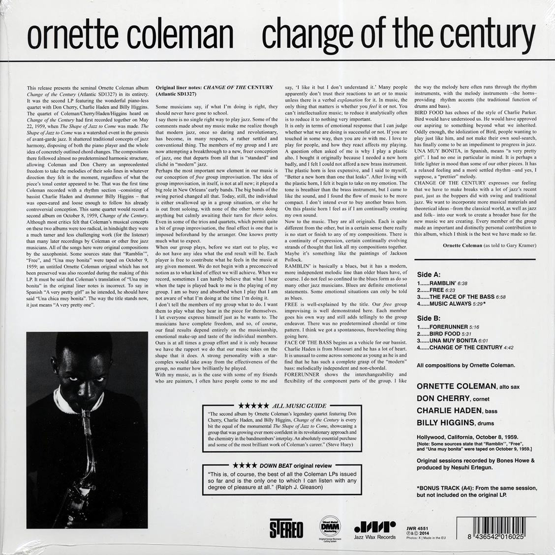 Ornette Coleman - Change Of The Century