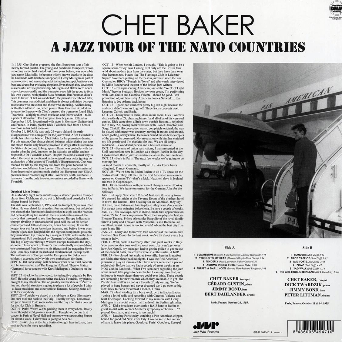 Chet Baker - Chet Baker In Europe: A Jazz Tour Of The Nato Countries