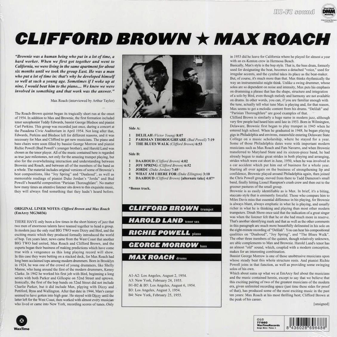 Clifford Brown, Max Roach - Clifford Brown & Max Roach