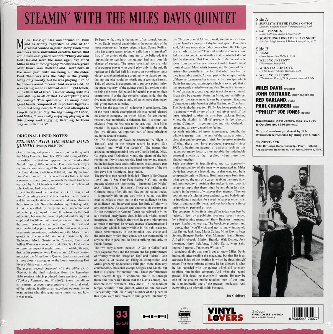 Miles Davis Quintet - Steamin' With Miles Davis Quintet