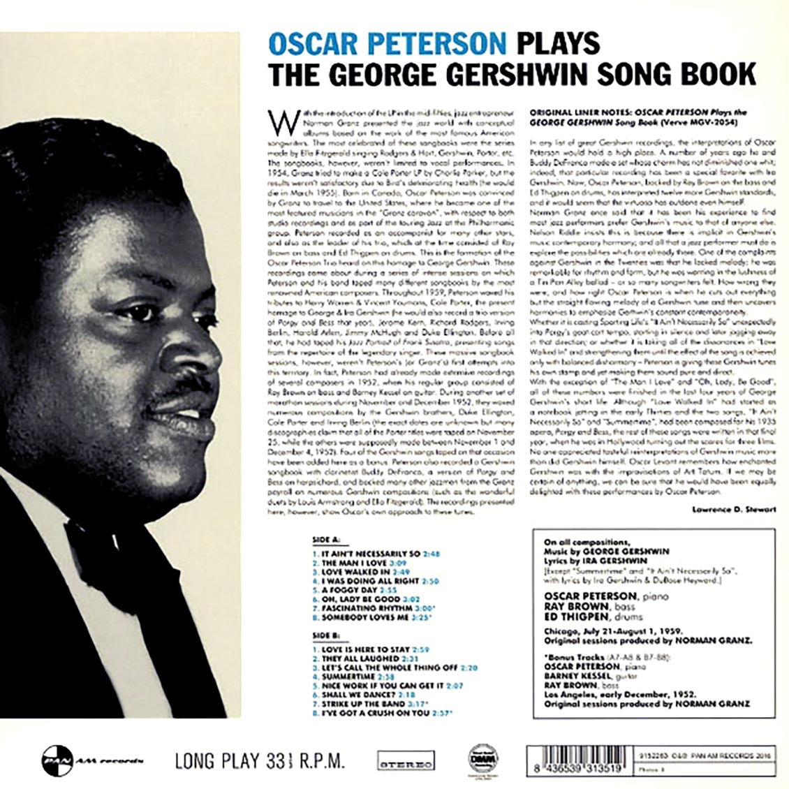 Oscar Peterson - Plays The George Gershwin Song Book