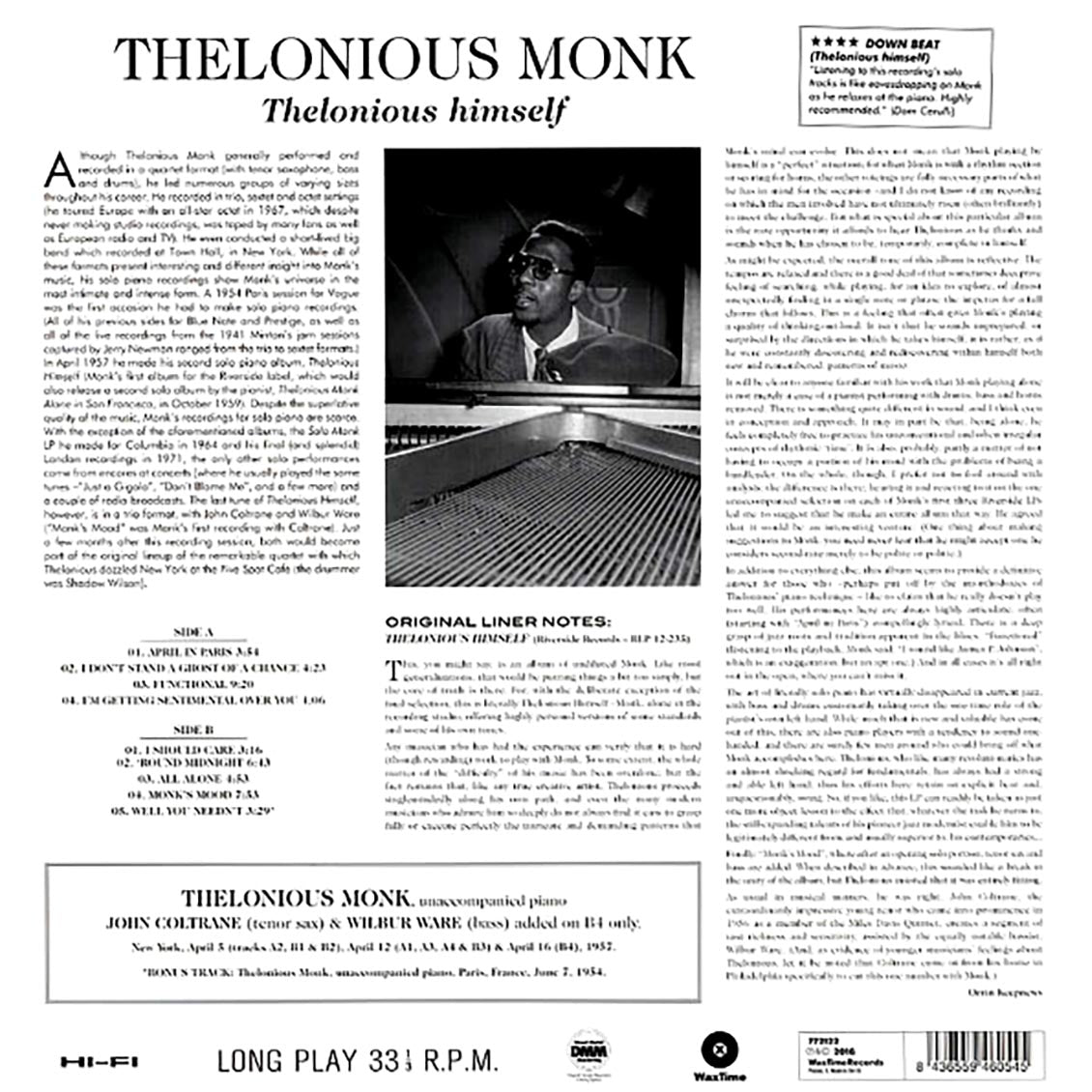 Thelonious Monk - Thelonious Himself