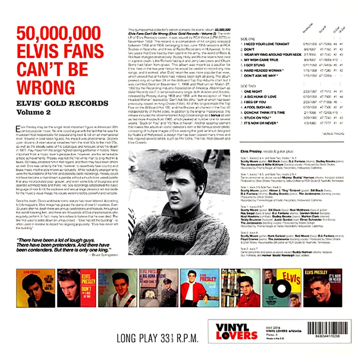 Elvis Presley - 50,000,000 Elvis Fans Can't Be Wrong: Elvis' Gold Records Volume 2