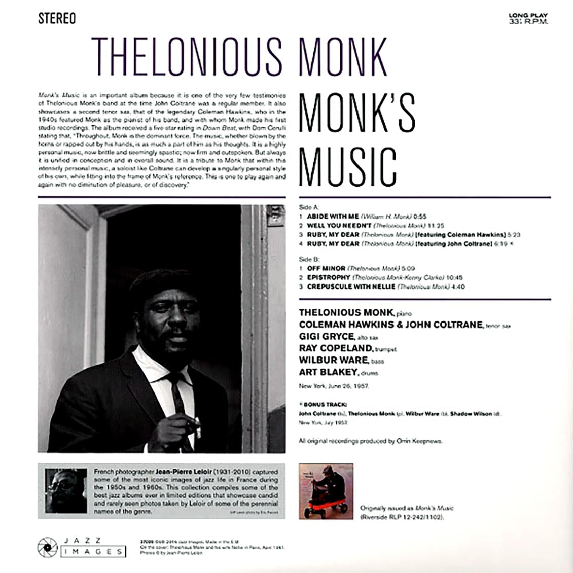 Thelonious Monk - Monk's Music