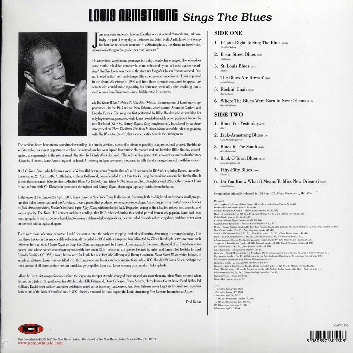 Louis Armstrong - Sings The Blues