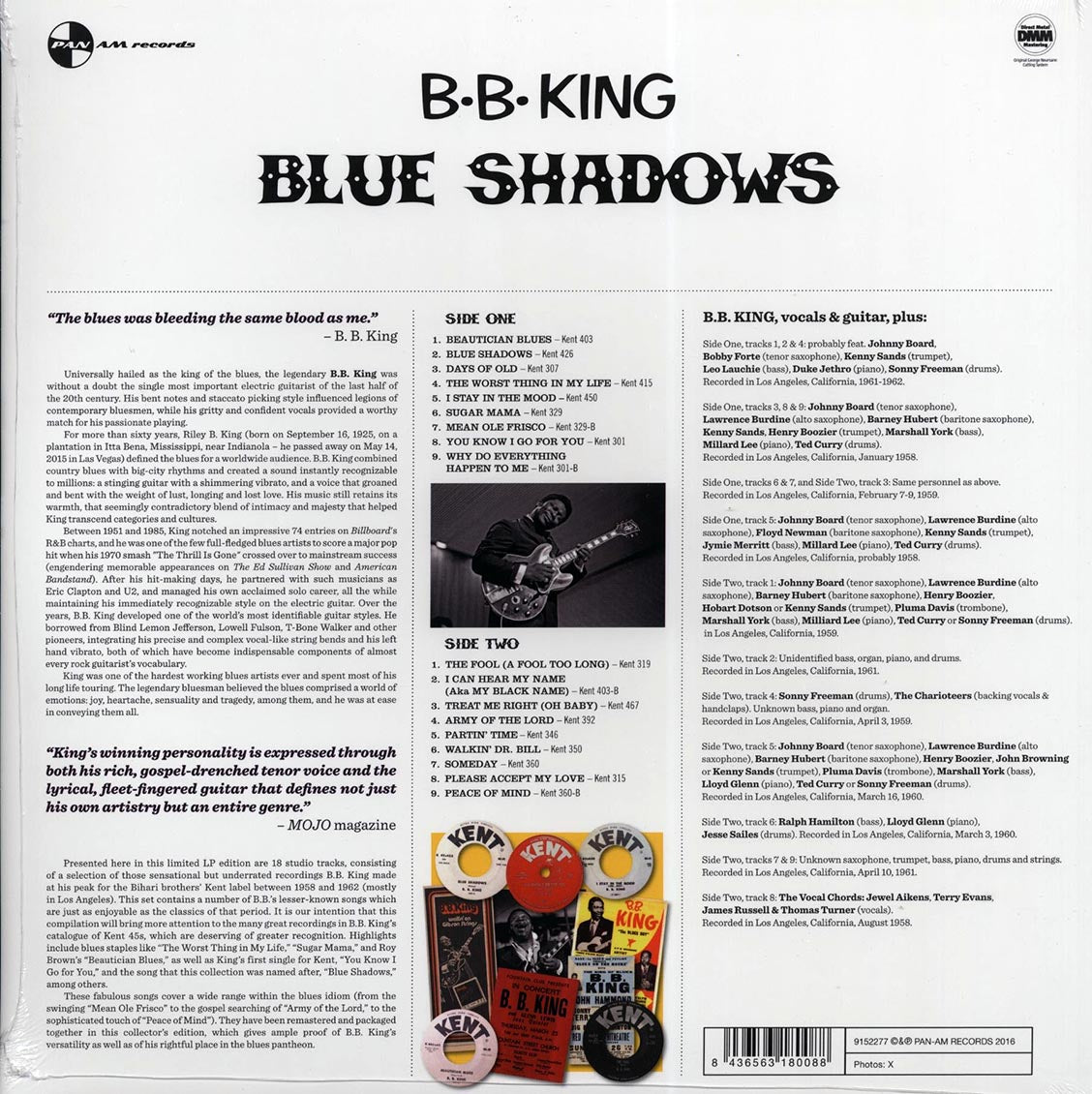 BB King - Blue Shadows: Underrated Kent Recordings, 1958-1962