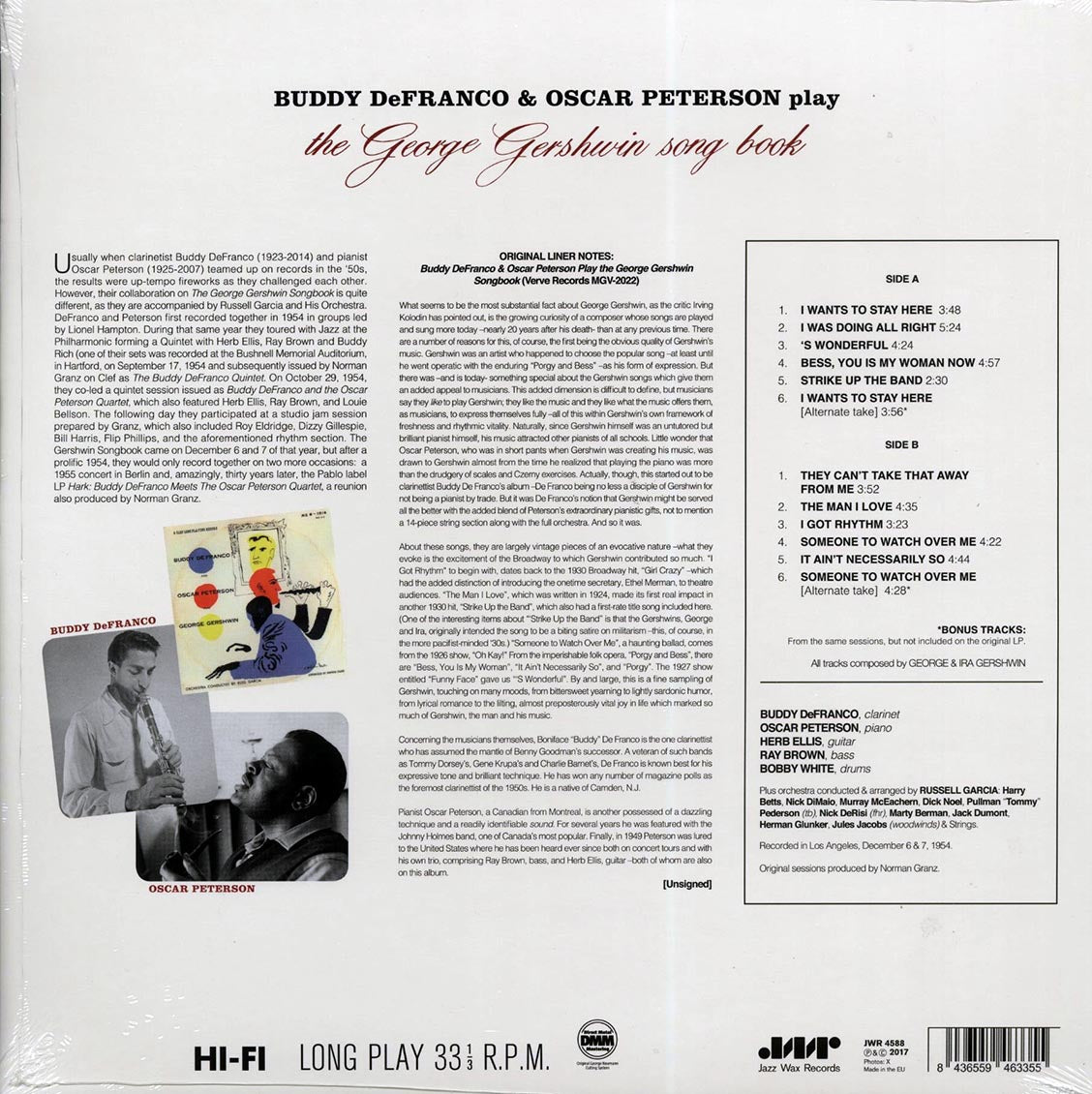 Buddy DeFranco, Oscar Peterson - The George Gershwin Songbook
