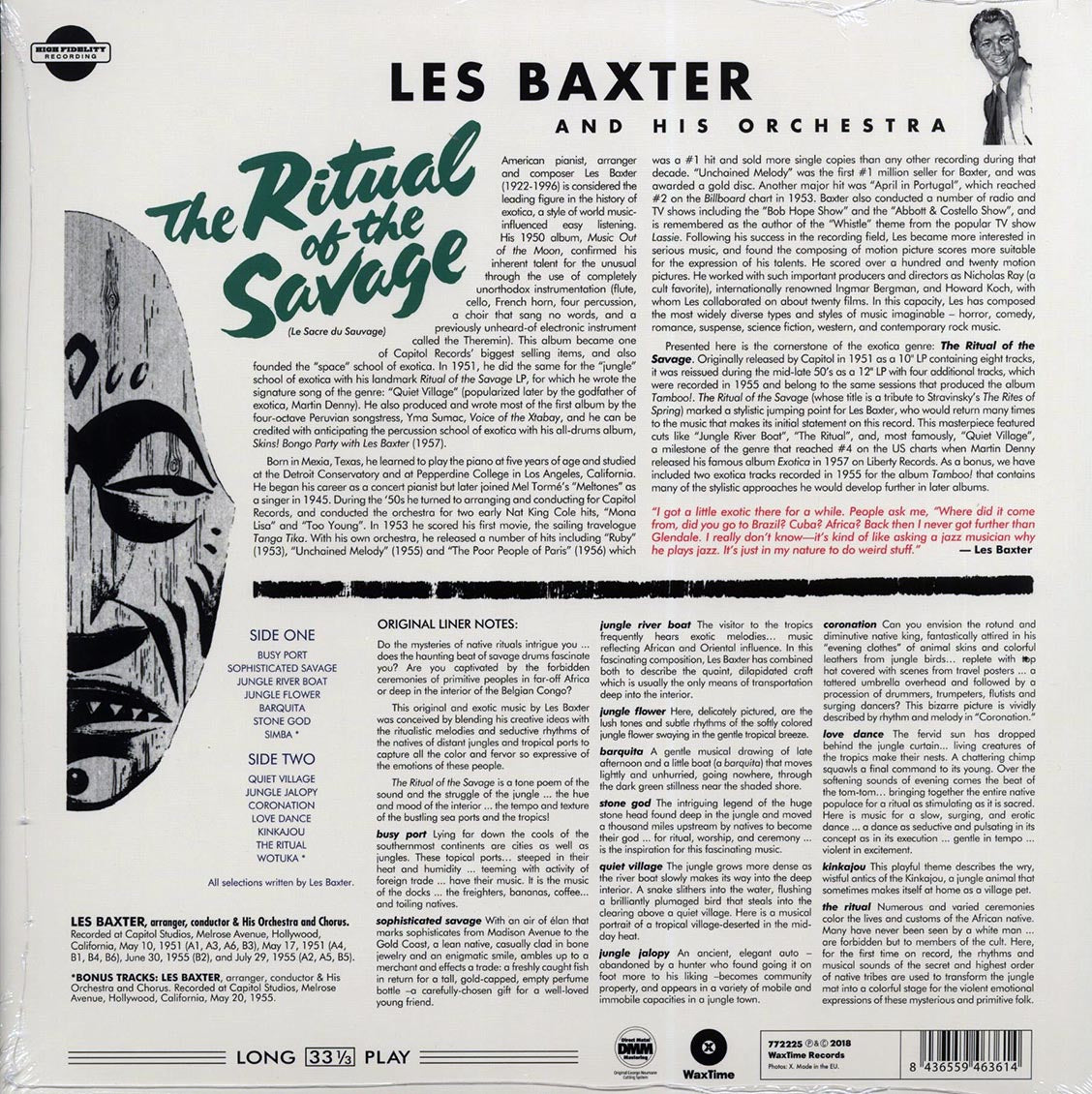 Les Baxter & His Orchestra - Ritual Of The Savage