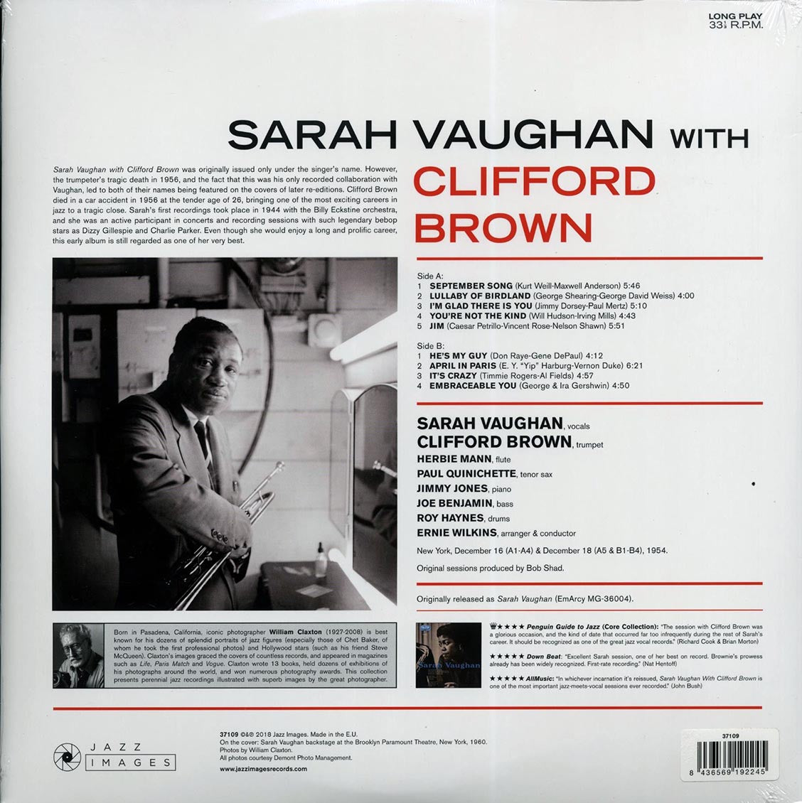 Sarah Vaughan, Clifford Brown - Sarah Vaughan With Clifford Brown