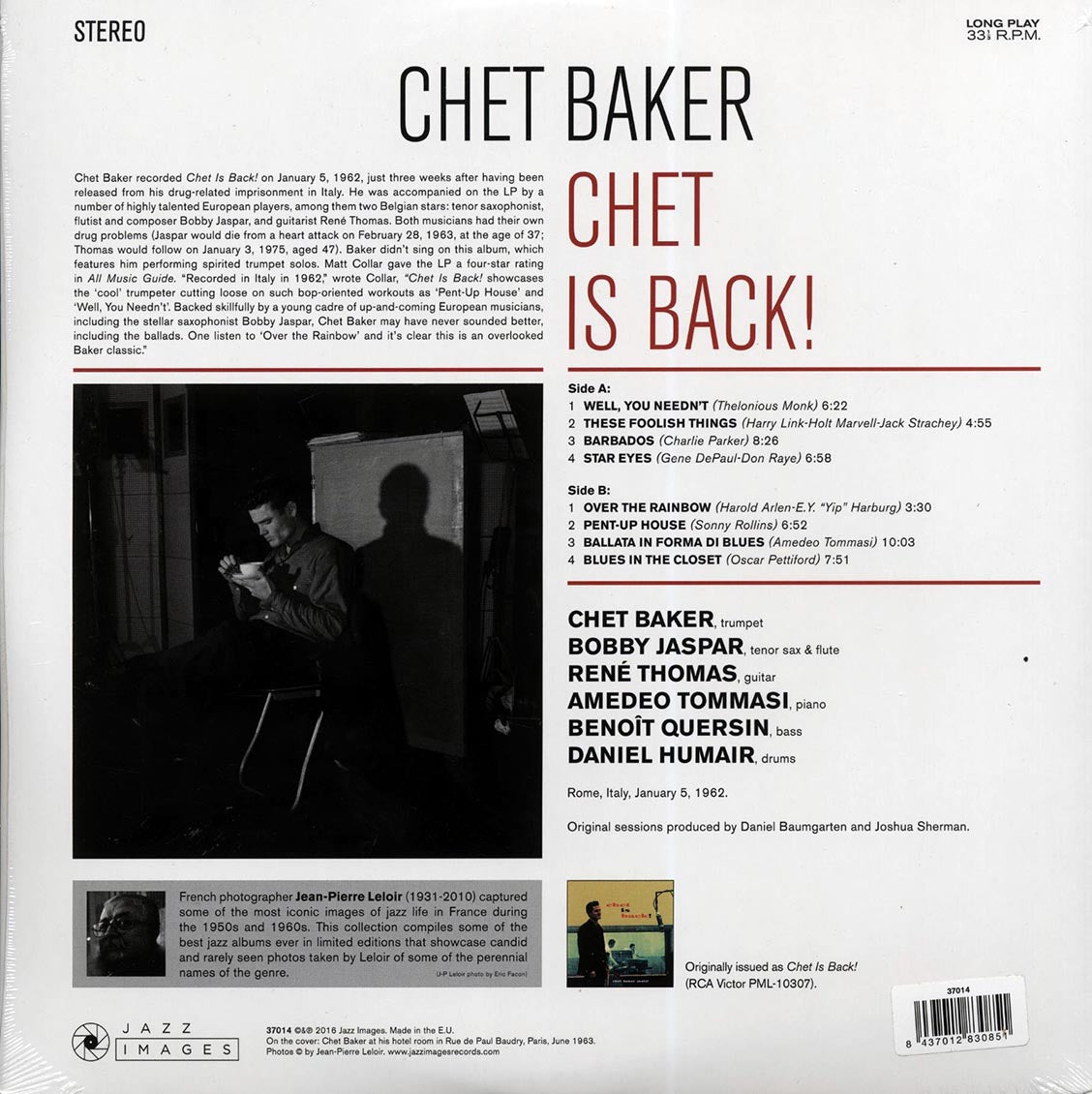Chet Baker - Chet Is Back!