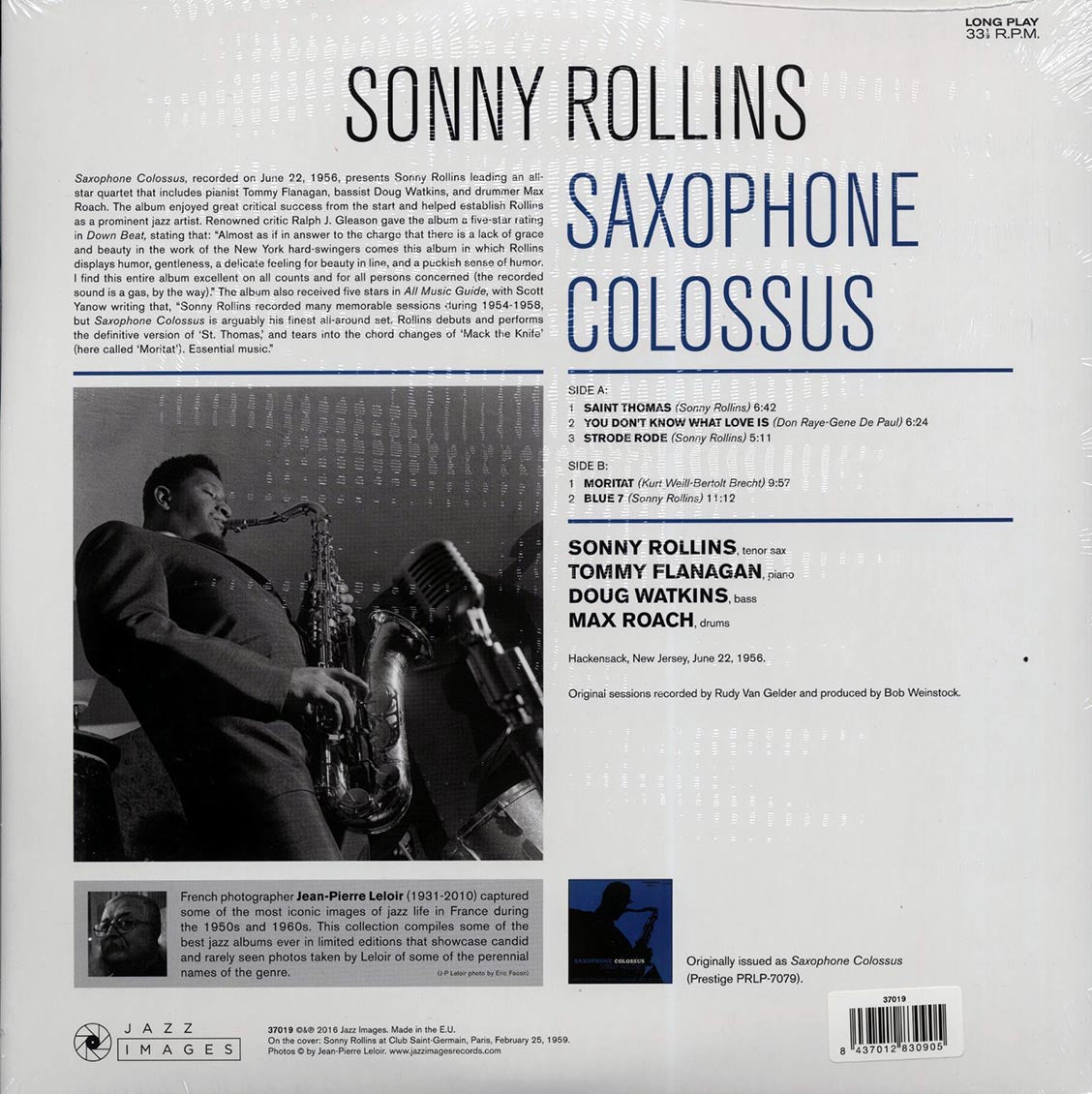 Sonny Rollins - Saxophone Colossus
