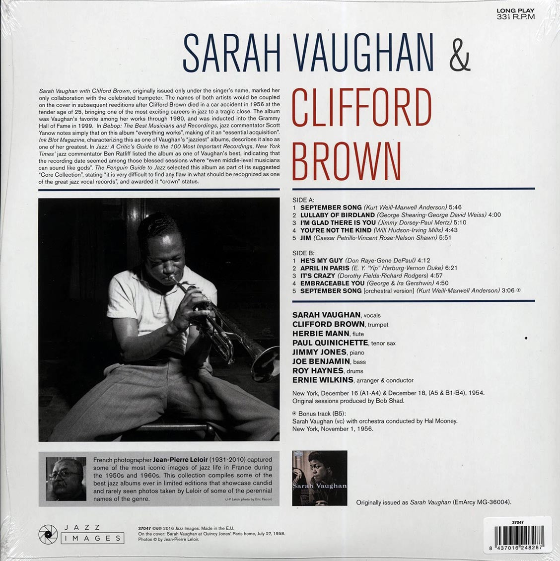 Sarah Vaughan, Clifford Brown - Sarah Vaughan & Clifford Brown