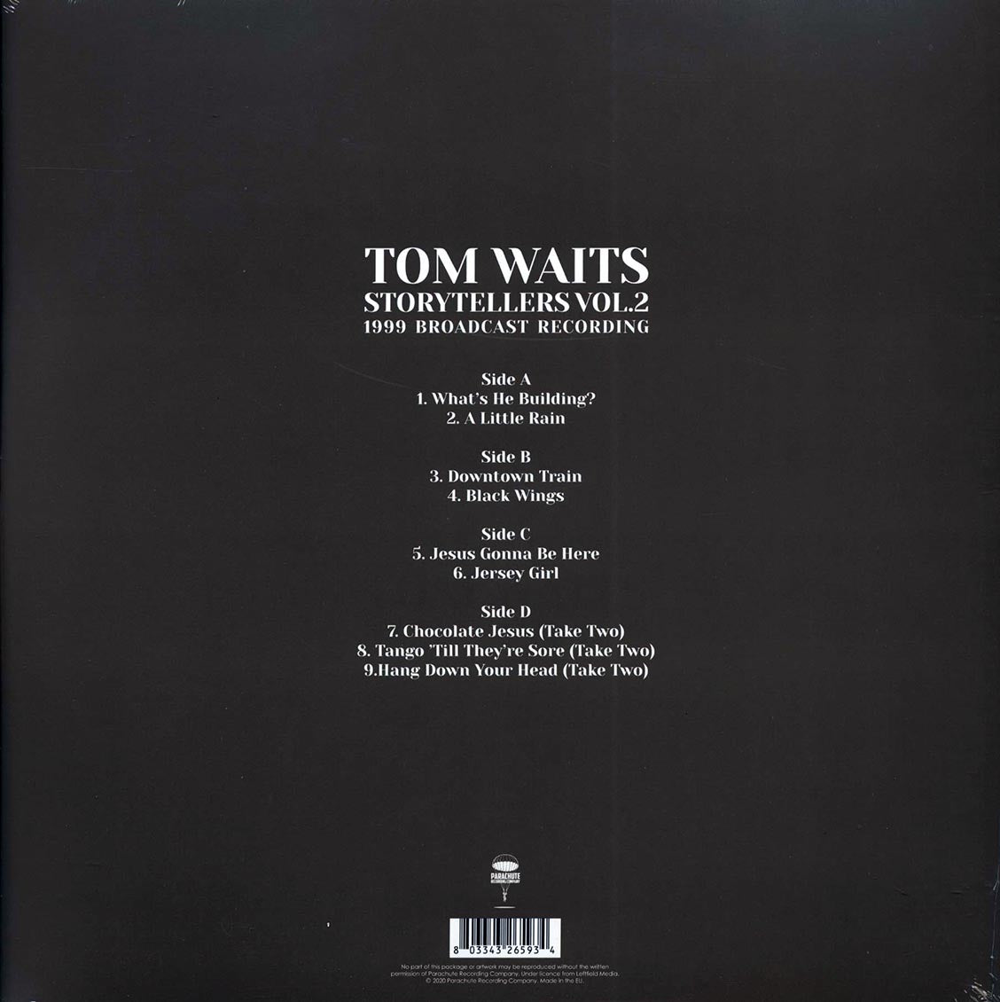 Tom Waits - Storytellers Volume 2: 1999 Broadcast Recording