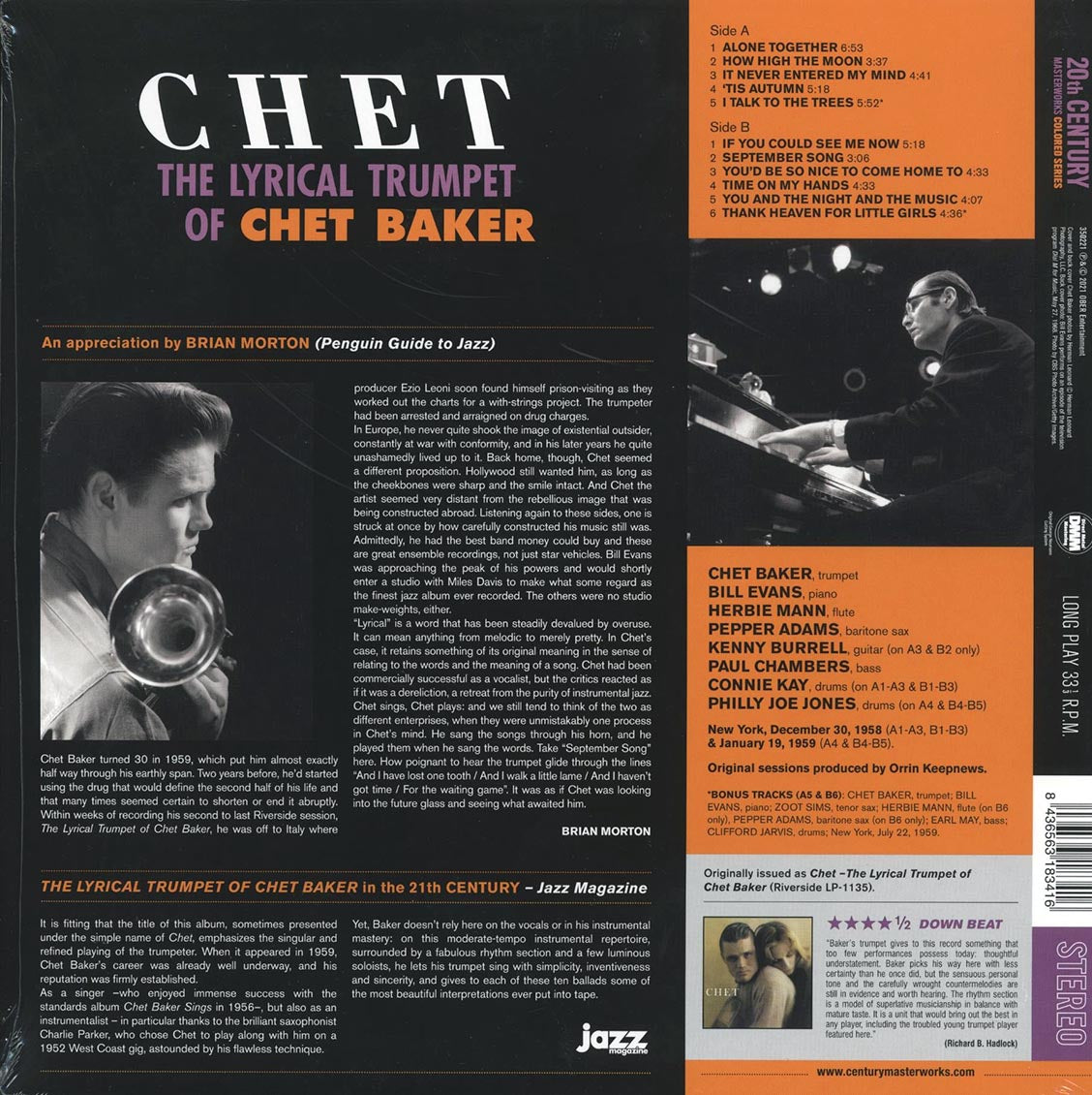Chet Baker - The Lyrical Trumpet Of Chet Baker
