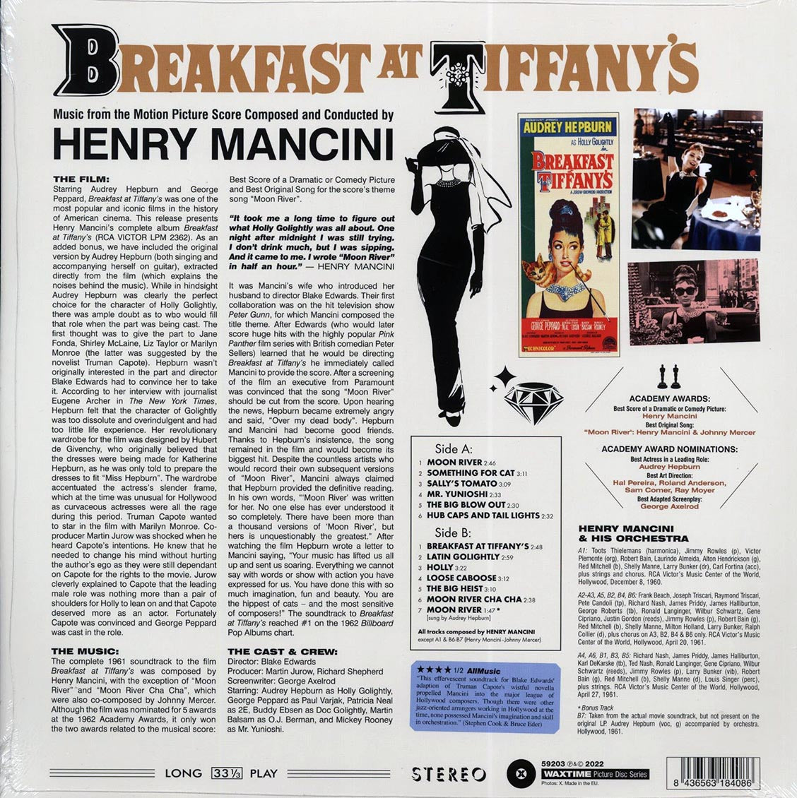 Henry Mancini - Breakfast At Tiffany's: Music From The Motion Picture Score