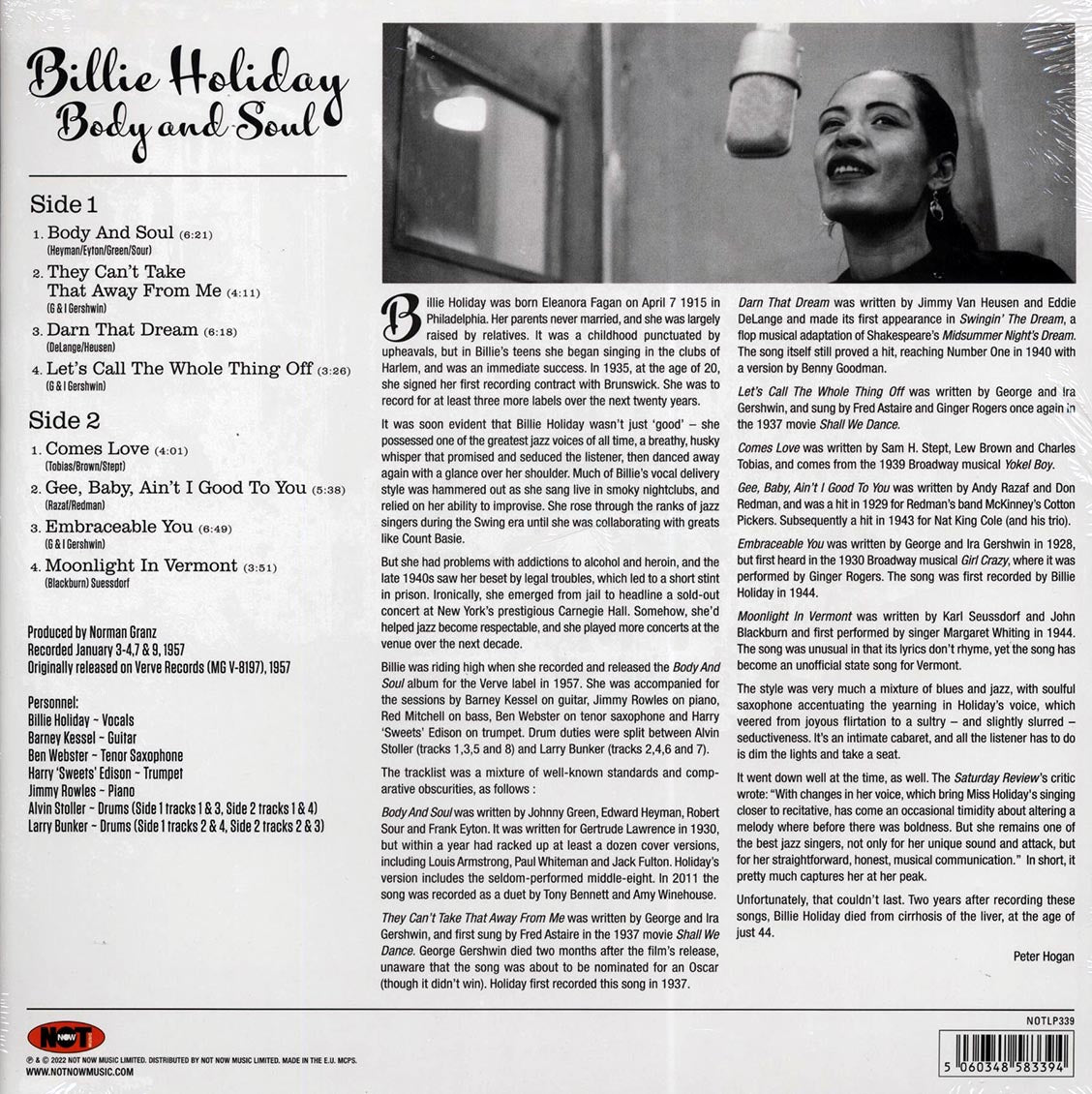 Billie Holiday - Body And Soul