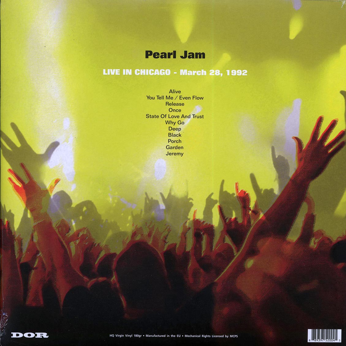 Pearl Jam - Live In Chicago March 28, 1992
