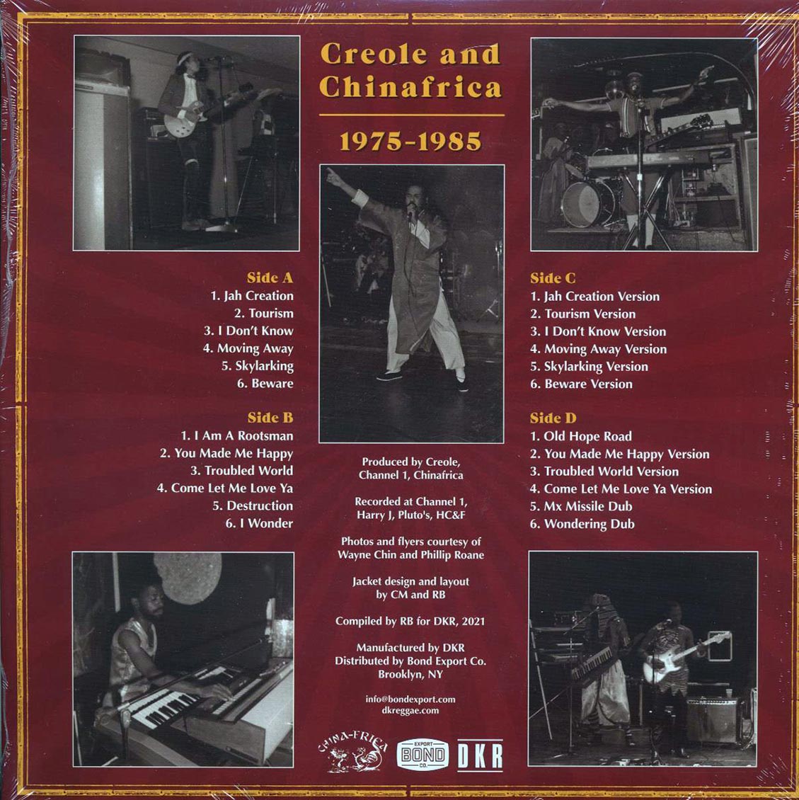 Creole, Chinafrica - Journey From Creation 1975-1985