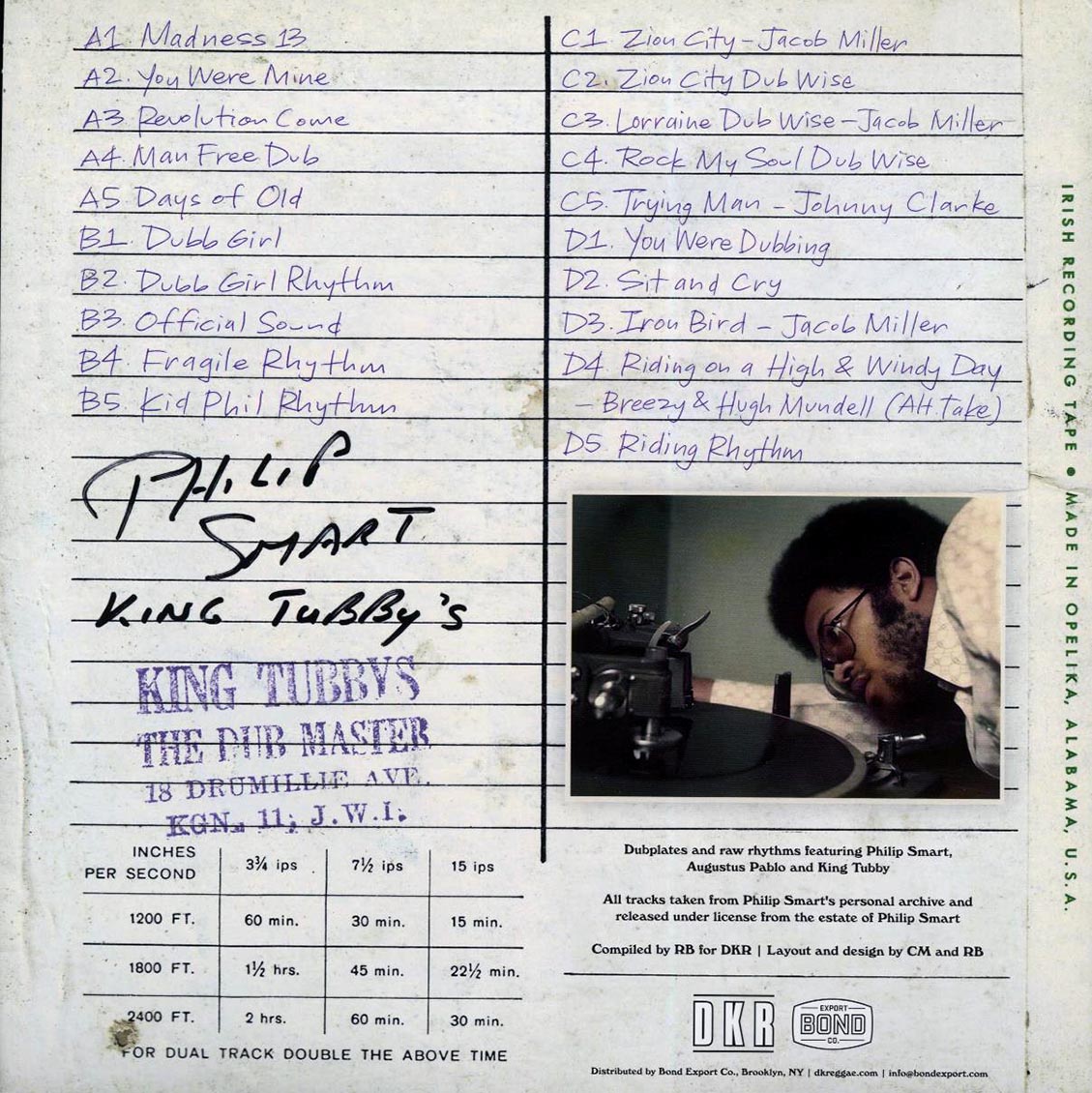 Prince Philip, Hugh Mundell, Jacob Miller, Augustus Pablo - Dubplates And Raw Rhythms From King Tubby's Studio 1973-1976
