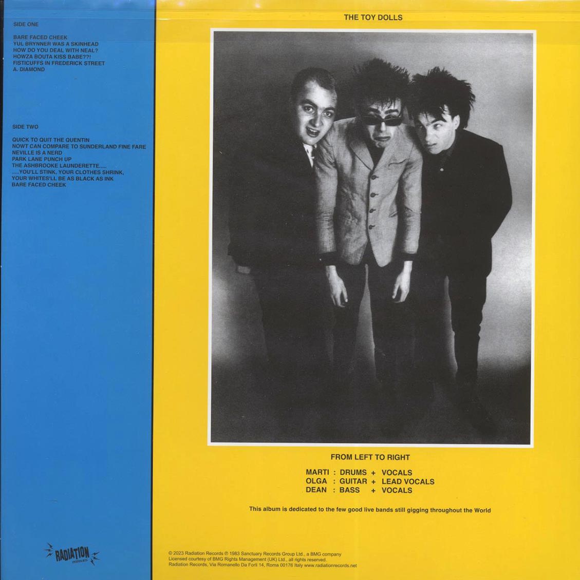 The Toy Dolls - Bare Faced Cheek