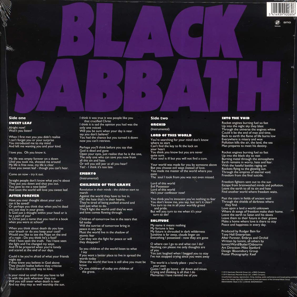 Black Sabbath - Master Of Reality