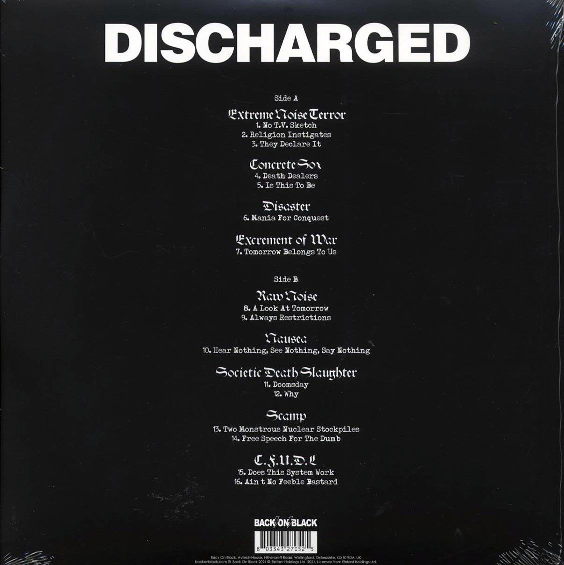 Extreme Noise Terror, Raw Noise, Etc. - Discharged