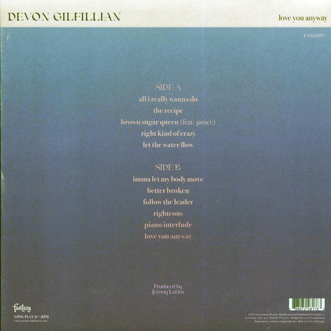 Devon Gilfillian - Love You Anyway