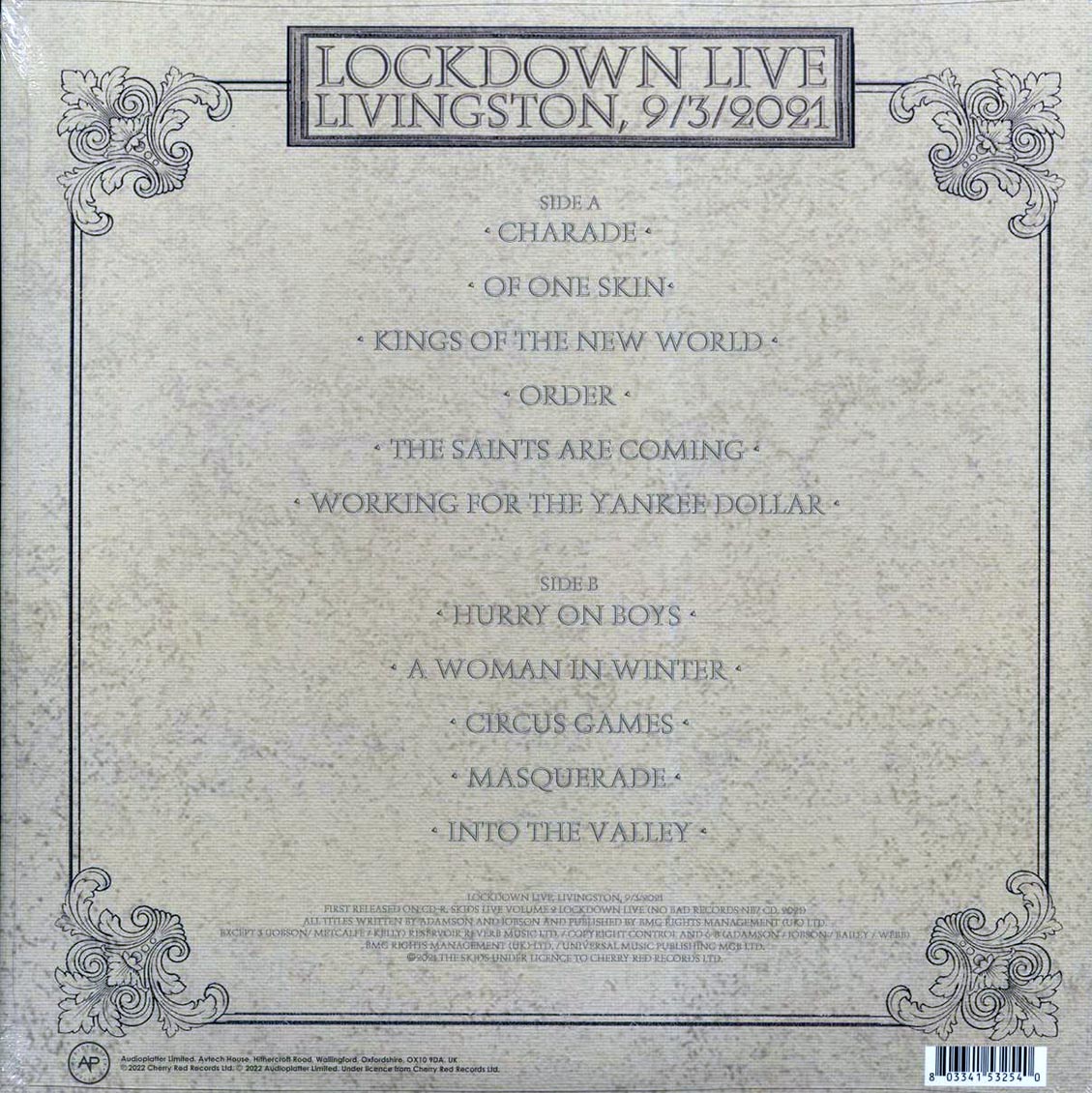 Skids - Lockdown Live: Livingston, 9/3/2021