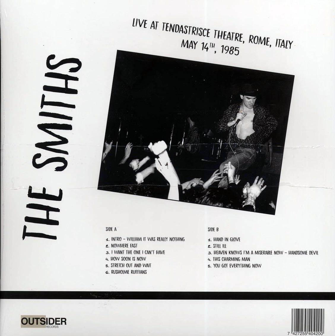 The Smiths - Rome, What Differnece Does It Make? Live At Tendastrisce Theatre, Rome, May 14th 1985