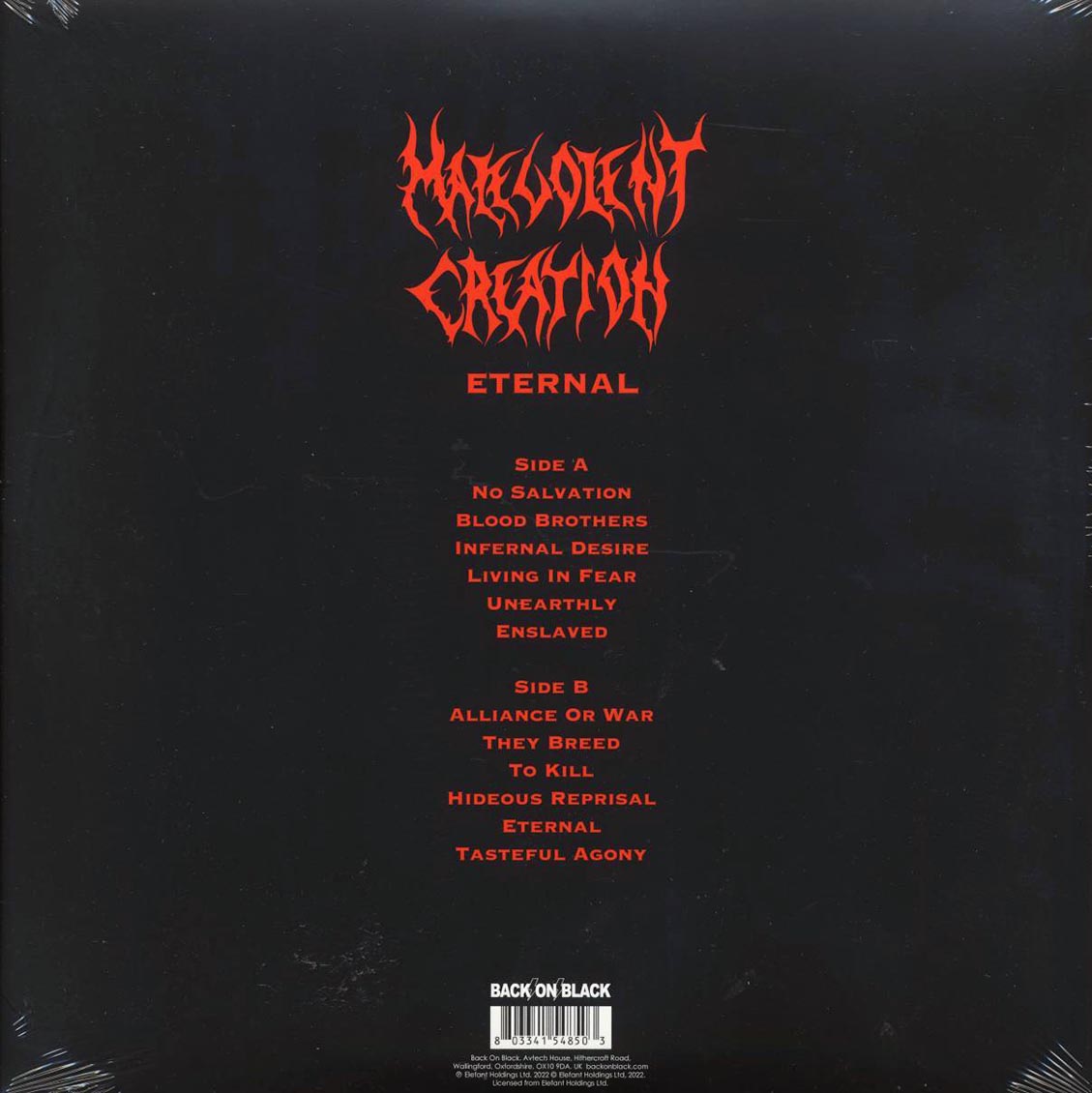 Malevolent Creation - Eternal