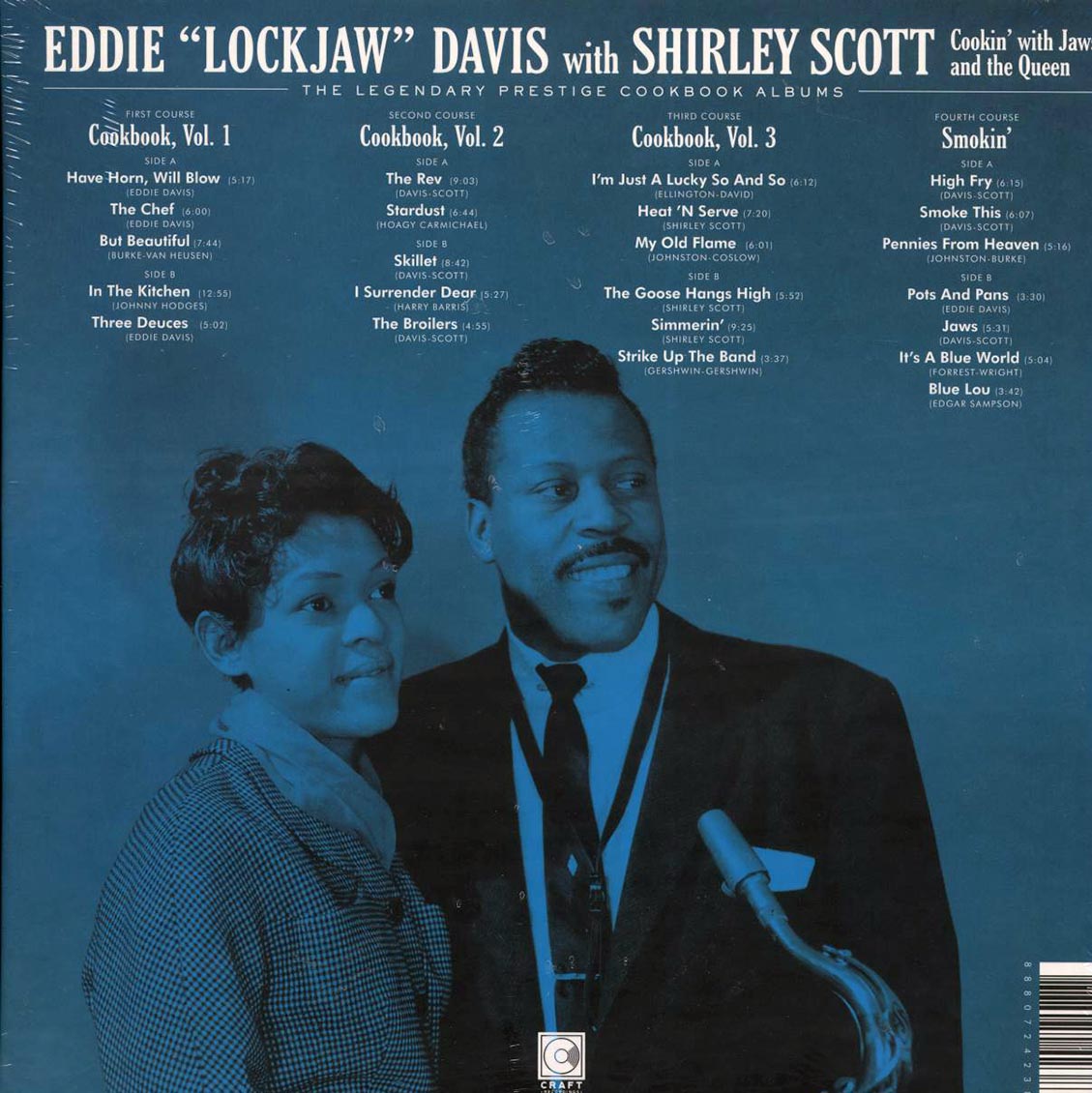 Eddie Lockjaw Davis, Shirley Scott - Cookin' With Jaws And The Queen: The Legendary Prestige And Cookbook Albums