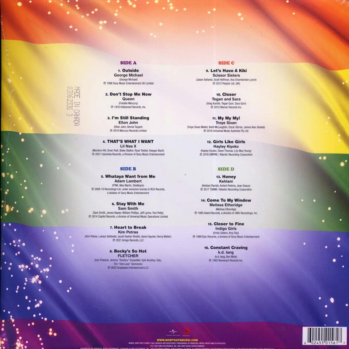 Queen, George Michael, Indigo Girls, Lil Nas X, Etc. - Now That's What I Call Proud