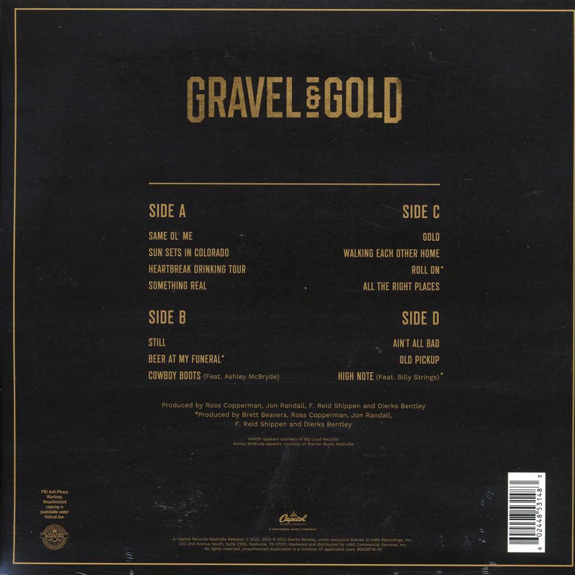 Dierks Bentley - Gravel & Gold