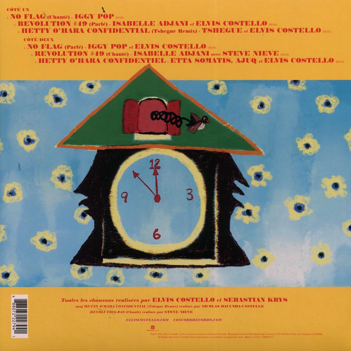 Elvis Costello Et Steve Nieve - La Face De Pendule A Coucou