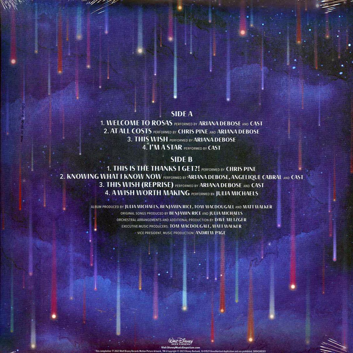 Ariana Debose, Chris Pine, Angelique Cabral, Julia Michaels - Wish: Original Motion Picture Soundtrack