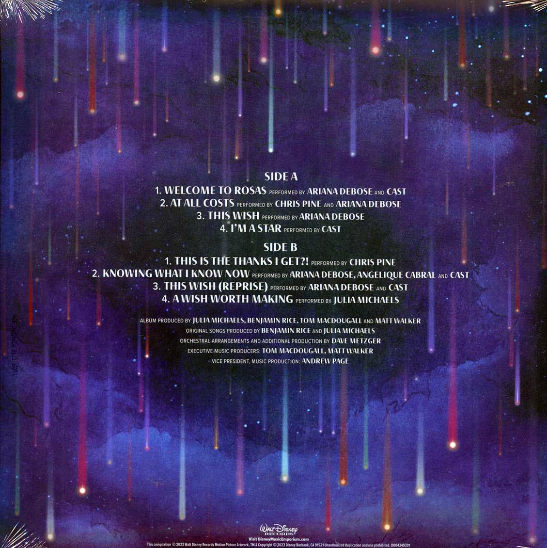 Ariana Debose, Chris Pine, Angelique Cabral, Julia Michaels - Wish: Original Motion Picture Soundtrack