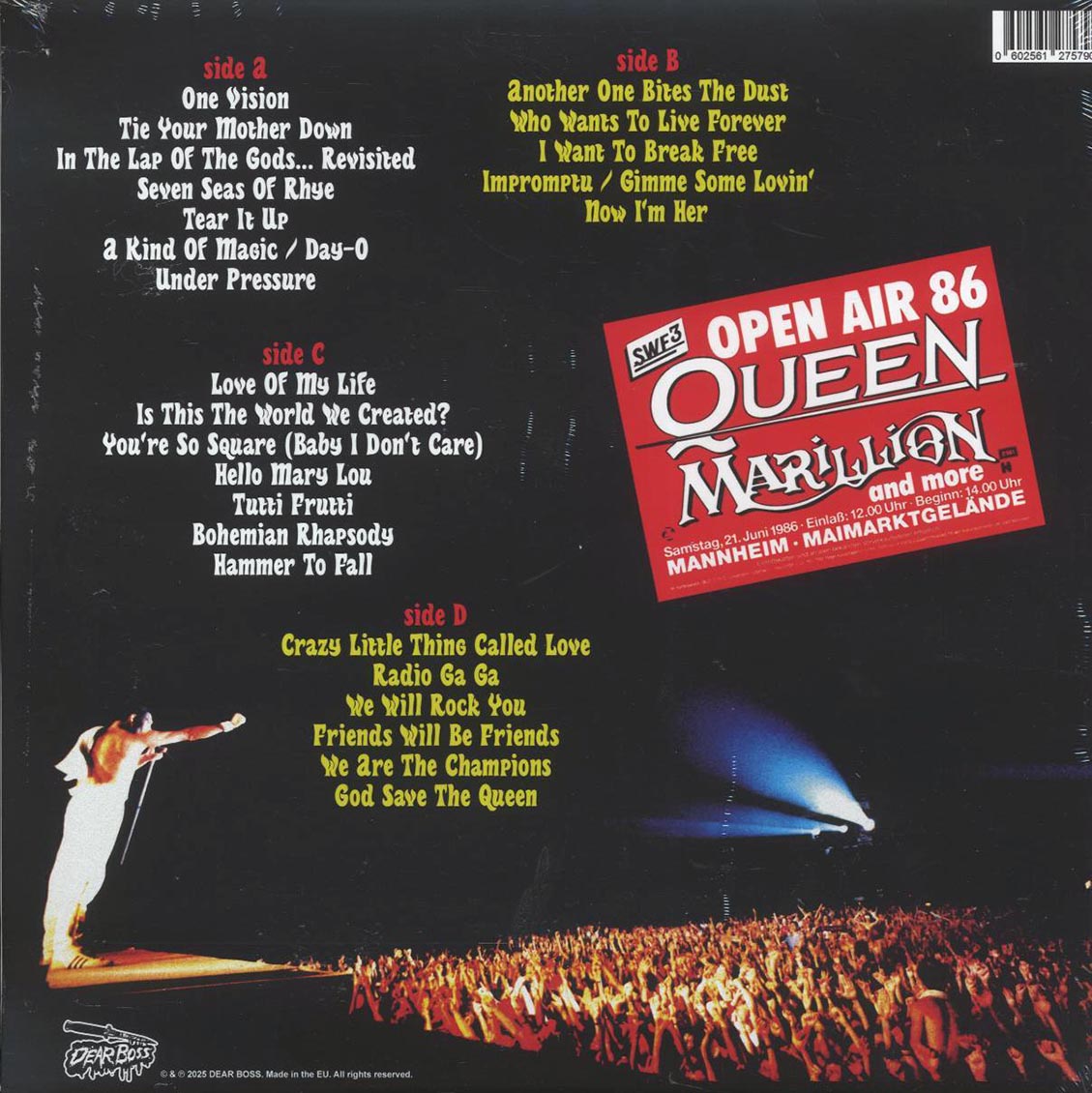 Queen - Reigns The World! Live In Mannheim 1986