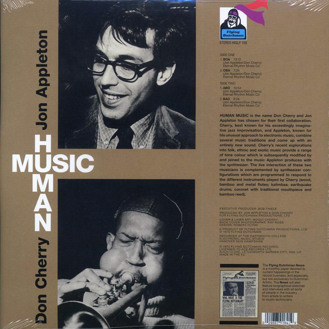 Jon Appleton, Don Cherry - Human Music