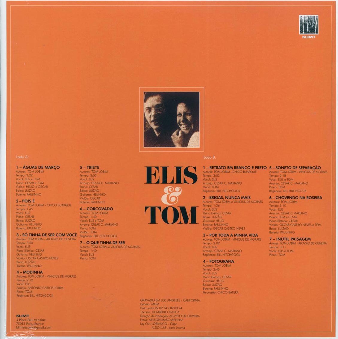 Antonio Carlos Jobim, Elis Regina - Elis & Tom