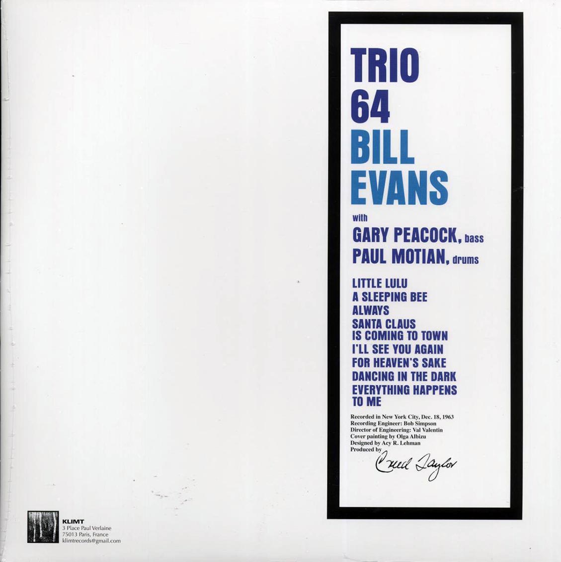 Bill Evans - Trio 64