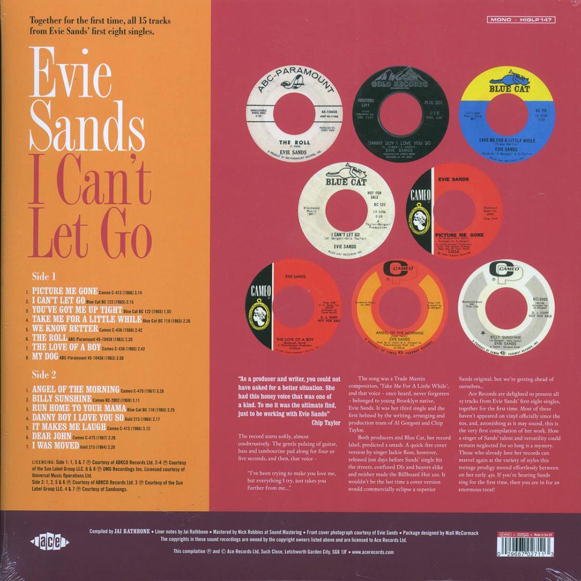 Evie Sands - I Can't Let Go