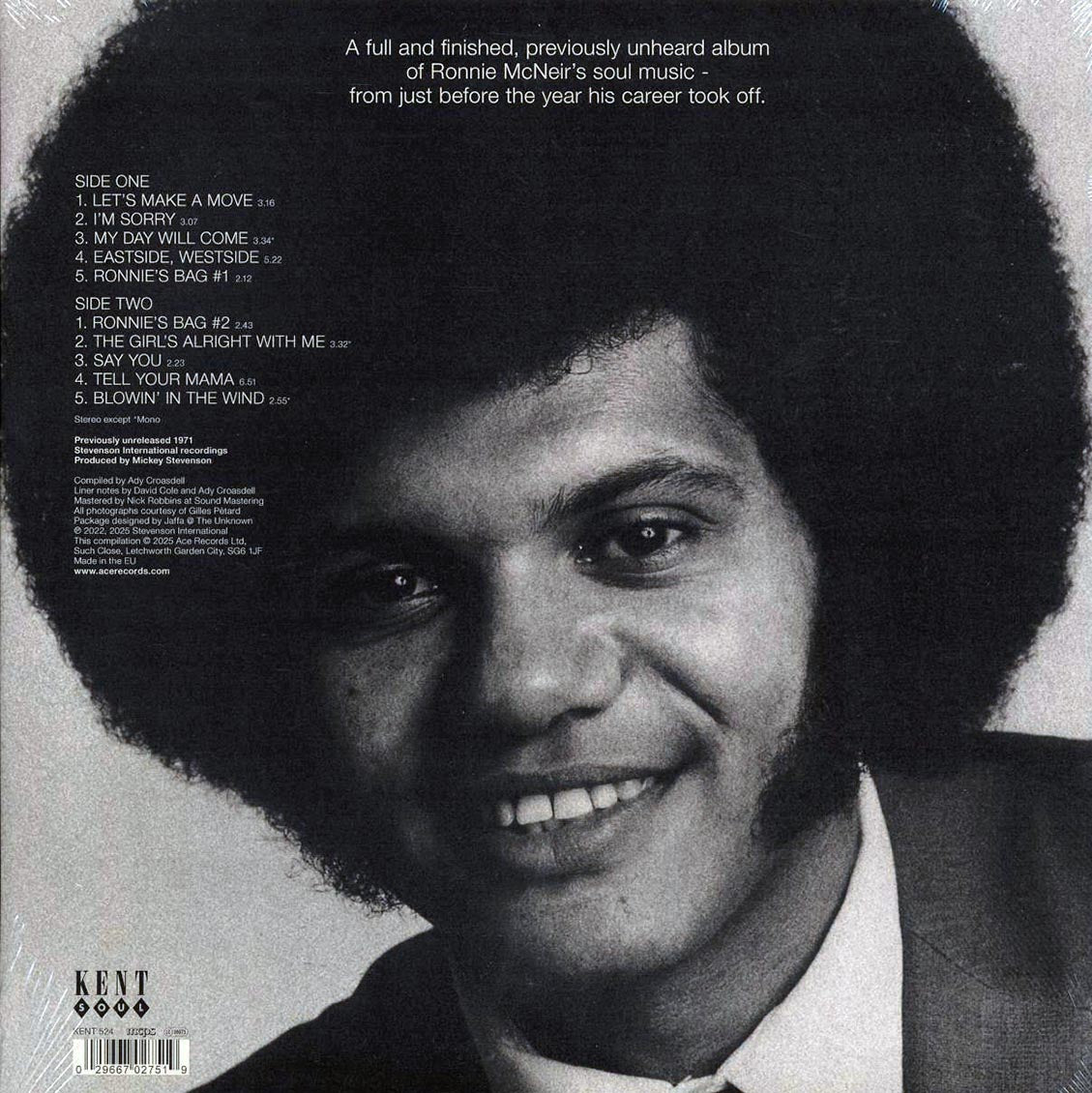 Ronnie McNeir - Makes A Move