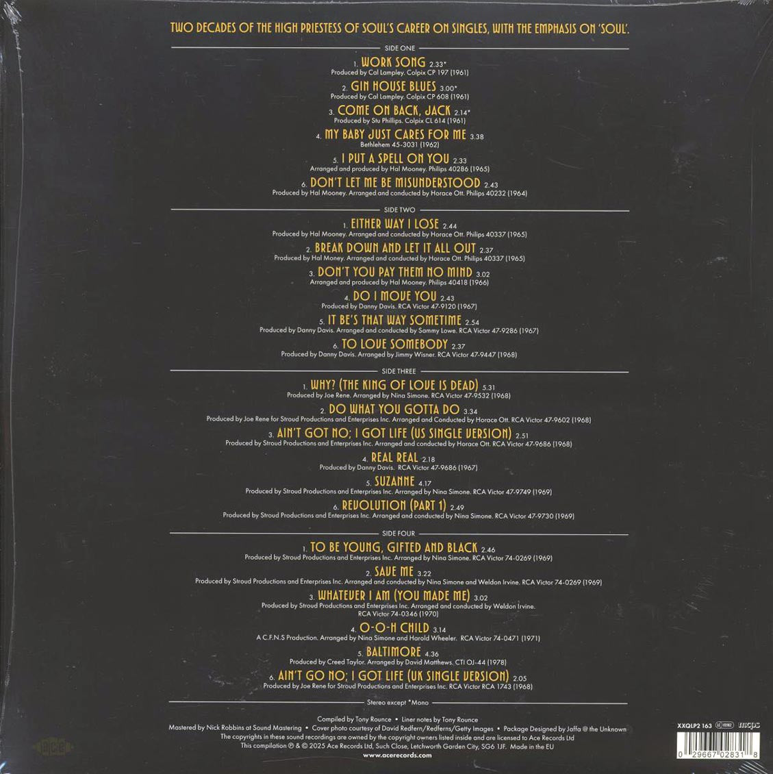 Nina Simone - Let It All Out: Selected Singles 1961-1978