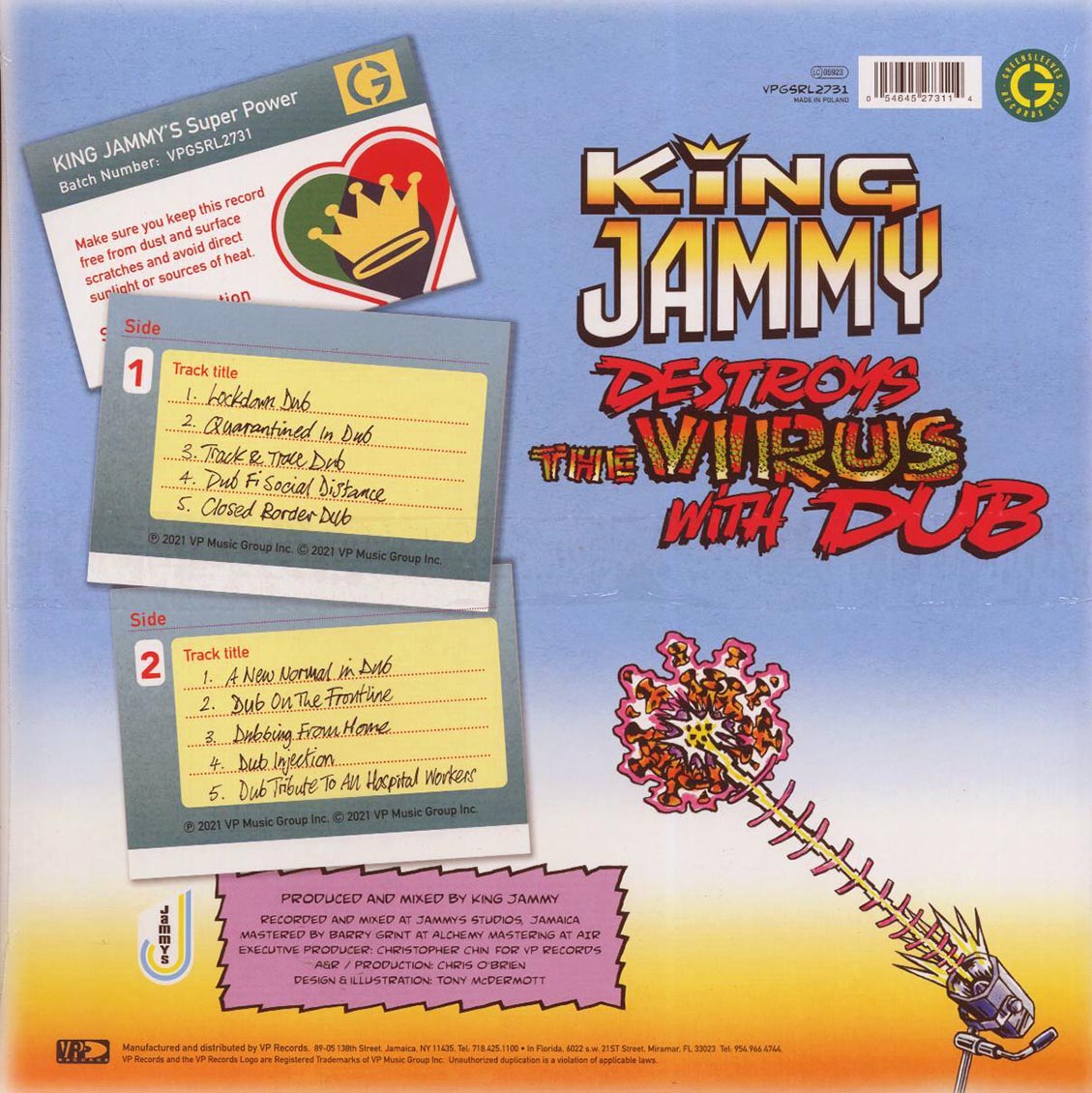 King Jammy - King Jammy Destroys The Virus With Dub