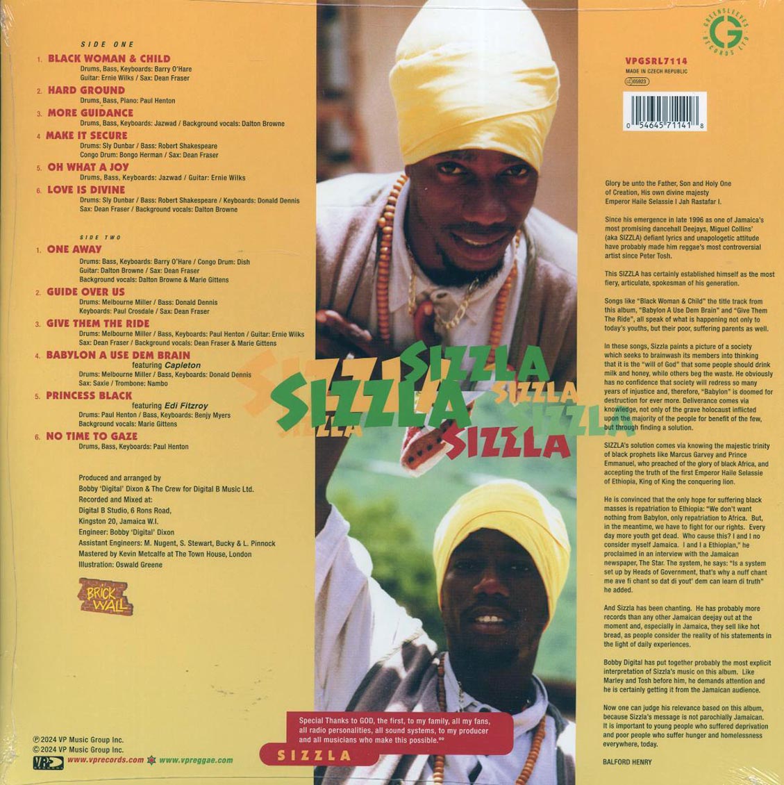 Sizzla - Black Woman And Child