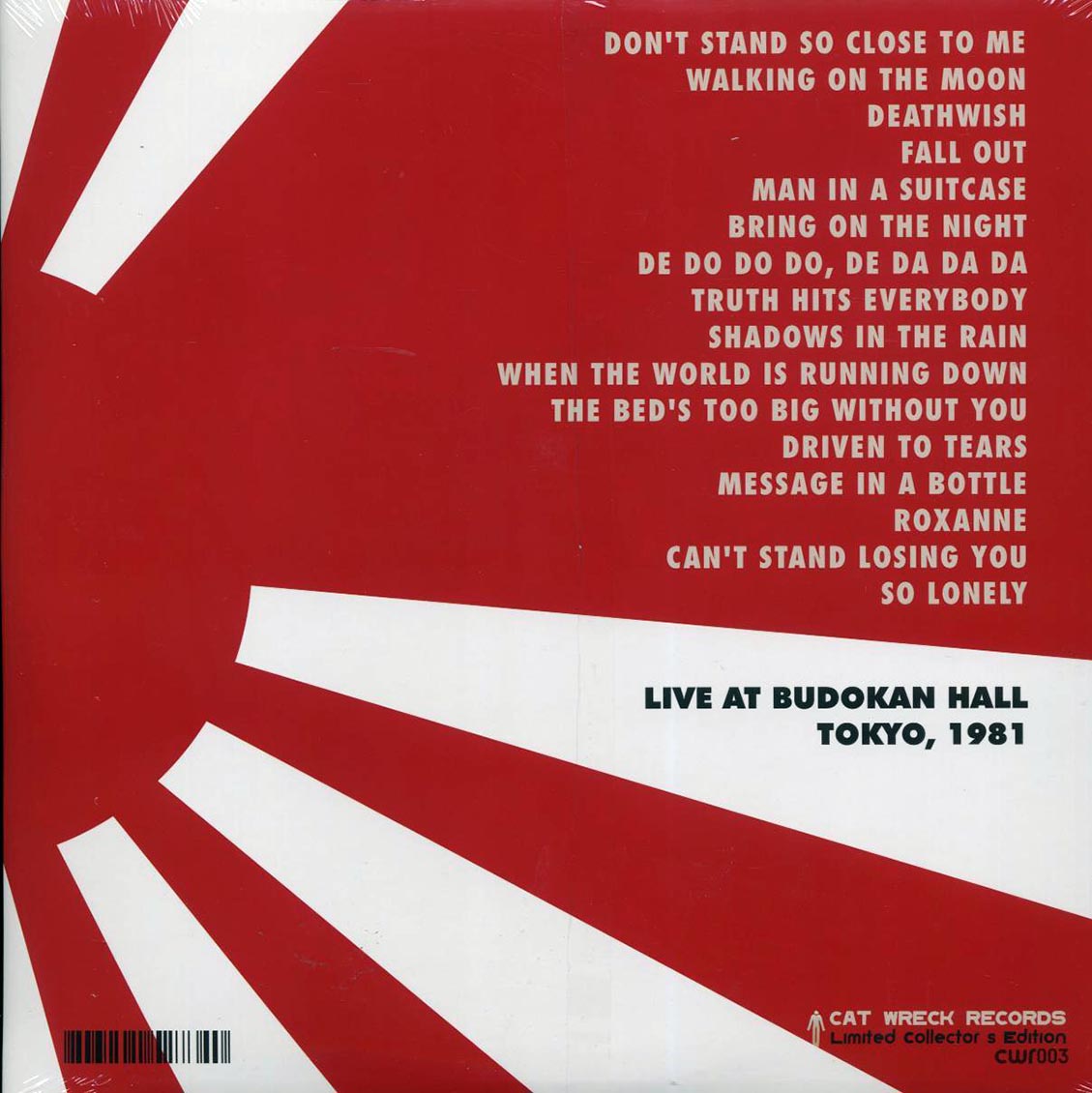 The Police - Budokan Hall, Tokyo, 1981