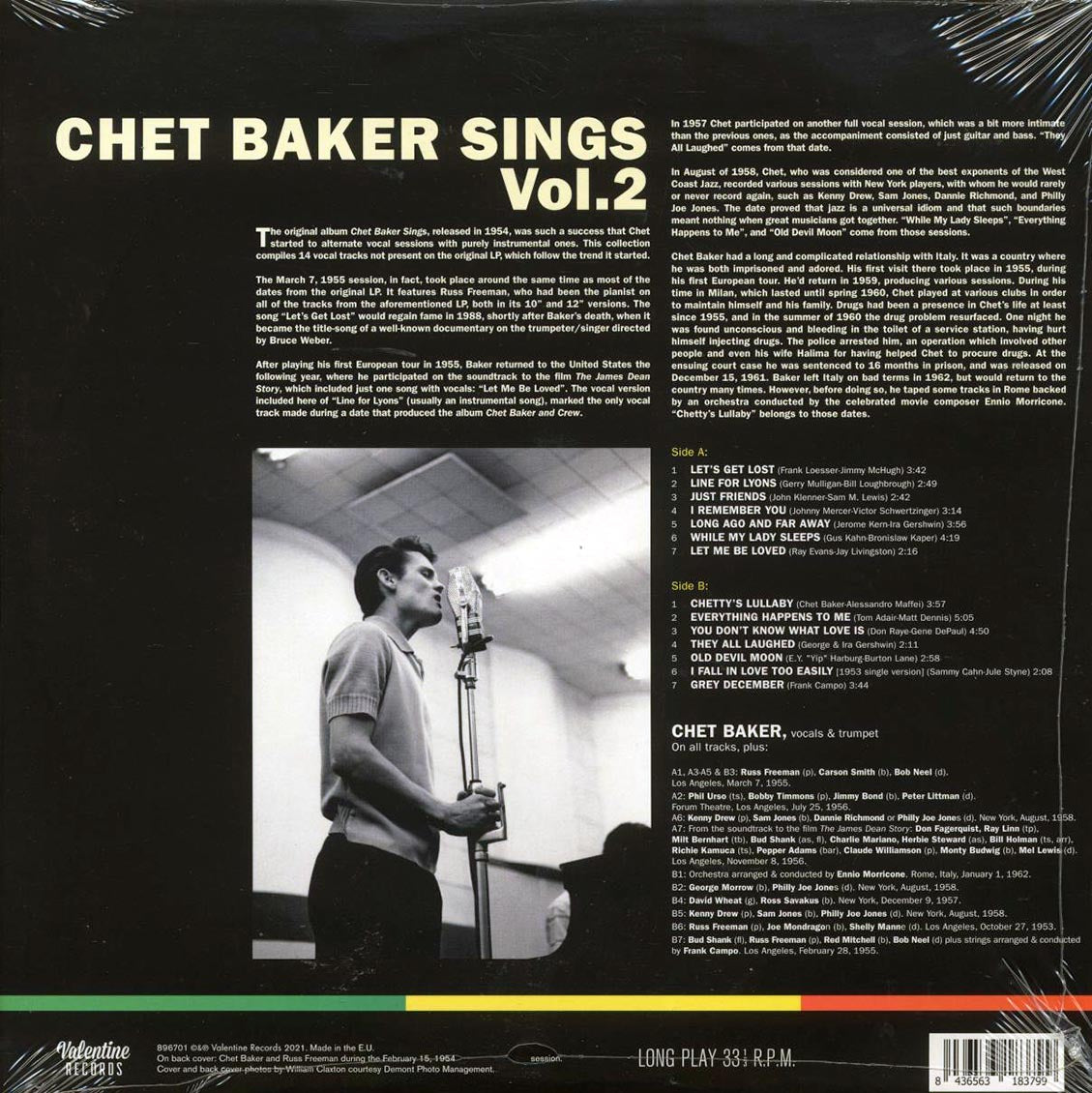Chet Baker - Chet Baker Sings Volume 2