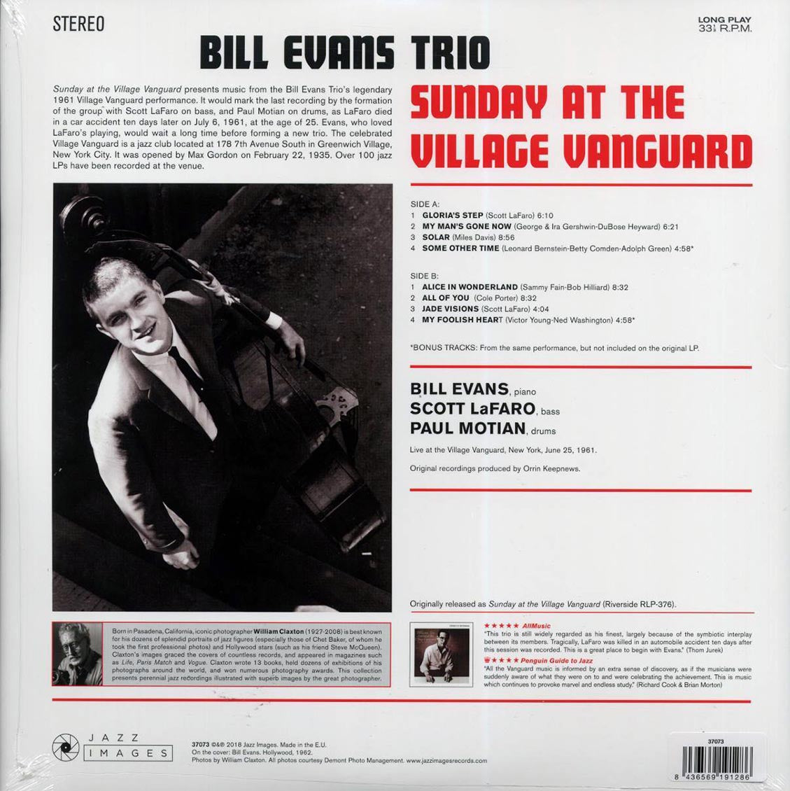 Bill Evans Trio - Sunday At The Village Vanguard
