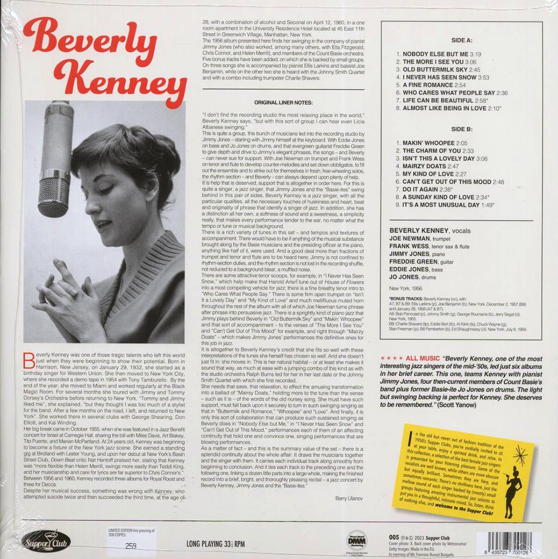 Beverly Kenney - With The Basie-Ites