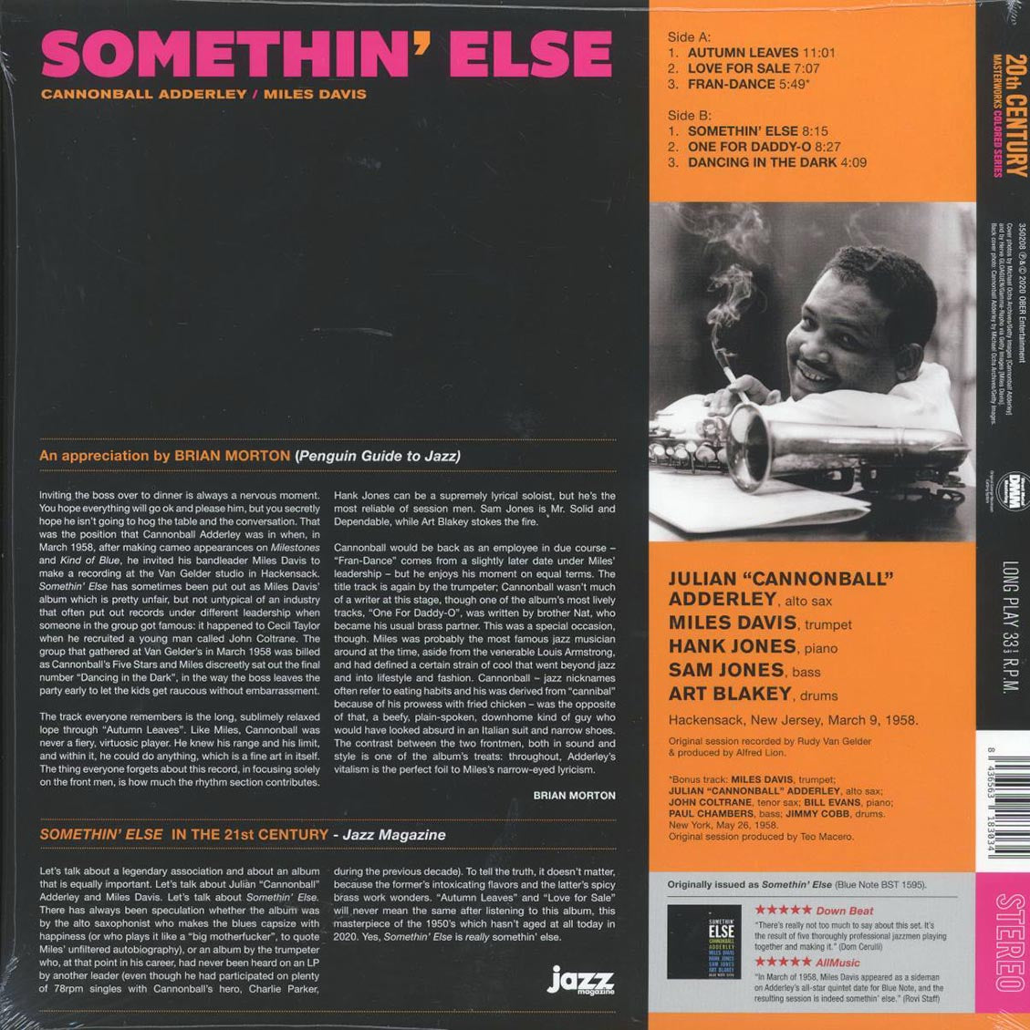 Cannonball Adderley, Miles Davis - Somethin' Else
